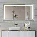 Paris Mirror 32 x 2 x 24 in. Harmony Illuminated Mirror with 6000K LED Backlight HARM24326000